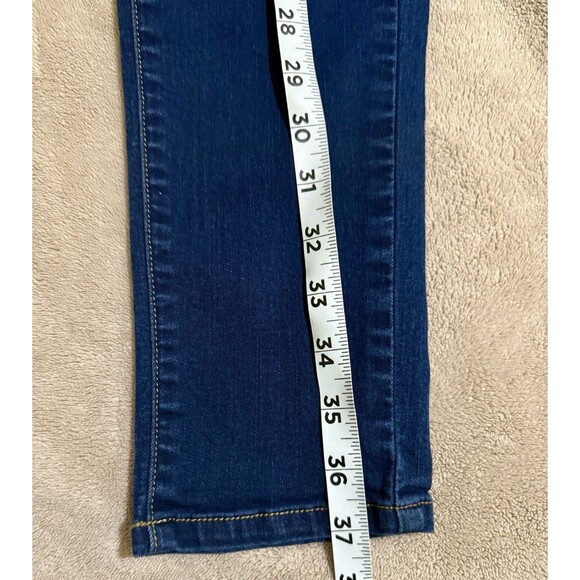 KanCan Size 28 Mid Rise Skinny Jeans Denim Stretch KC663QH Dark Wash Blue - Picture 2 of 6